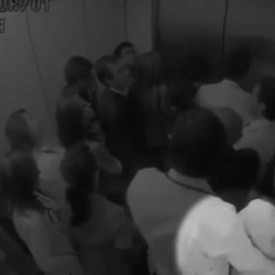 ass grab elevator